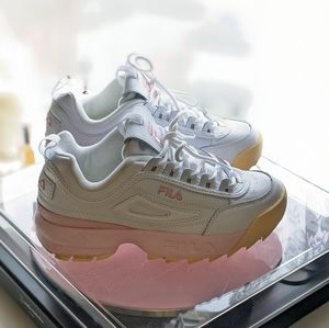 Fila Disruptor 2 Premium | Chalk Pink and Banana